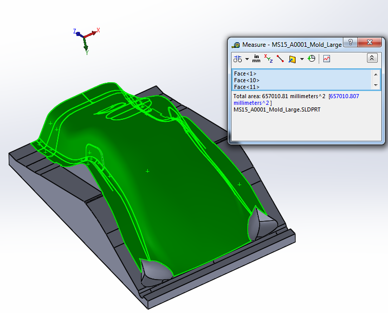 CAD Design | Assessment of wetted area